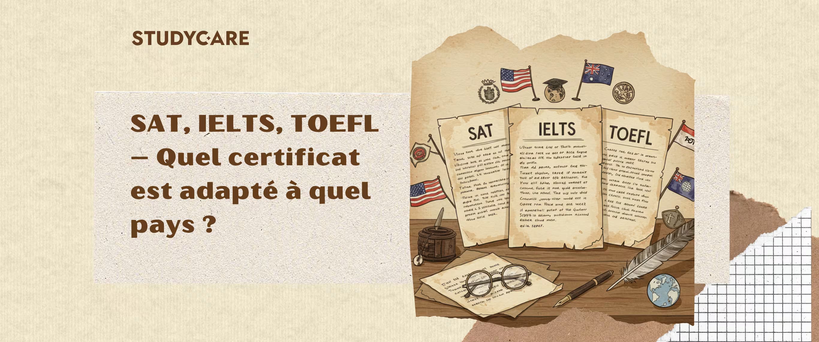 SAT, IELTS, TOEFL – Quel certificat est adapté à quel pays ?